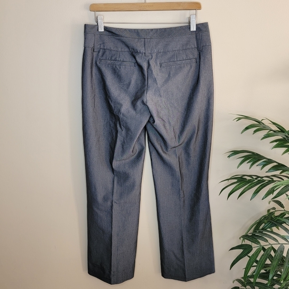 Express | Gray Micro Herringbone Print Editor Pants Trousers Size 2 - Picture 4 of 6
